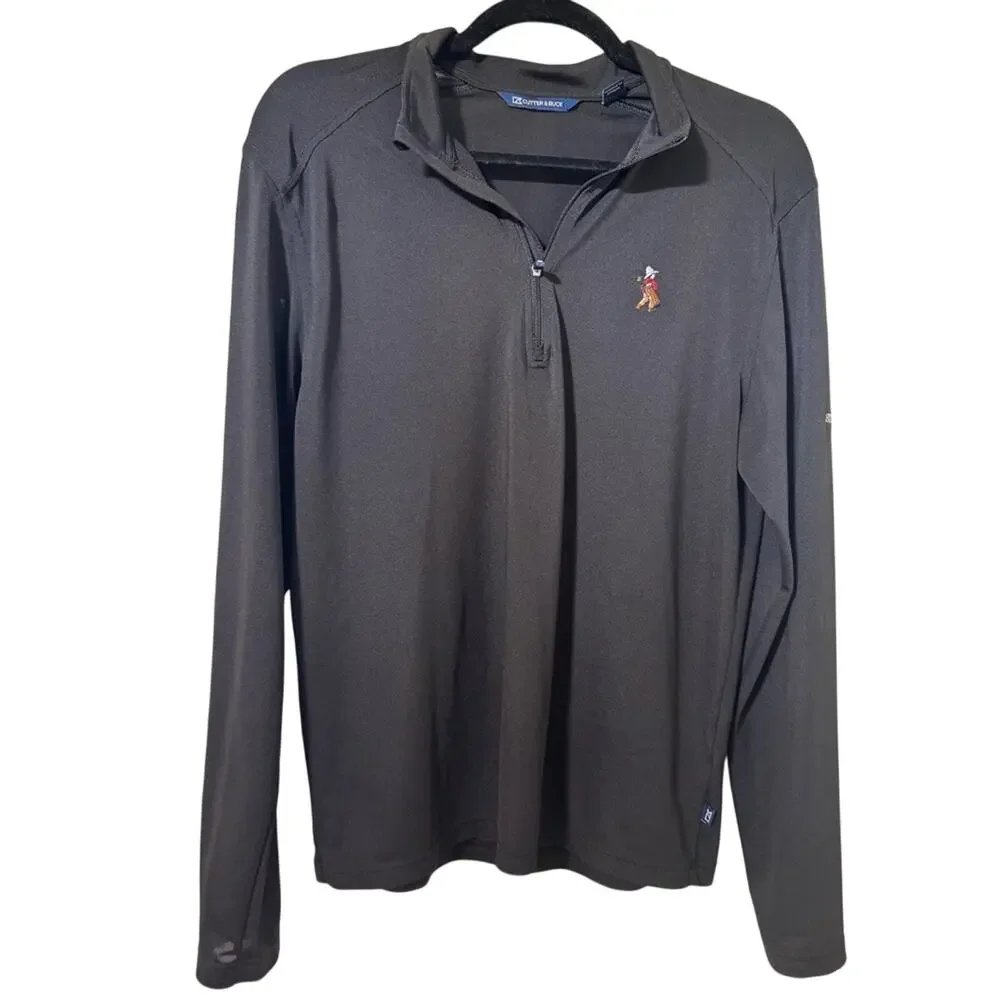 Cutter & Buck Classic Black half-zip pullover - great condition - branded”staff”